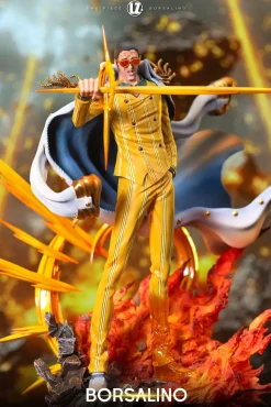 POPMAX Scale Kizaru/ Borsalino with LED - ONE PIECE Resin Statue - LZ Studio