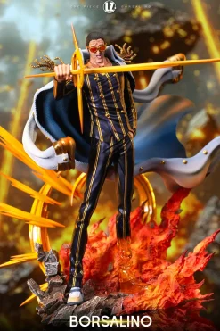 POPMAX Scale Kizaru/ Borsalino with LED - ONE PIECE Resin Statue - LZ Studio