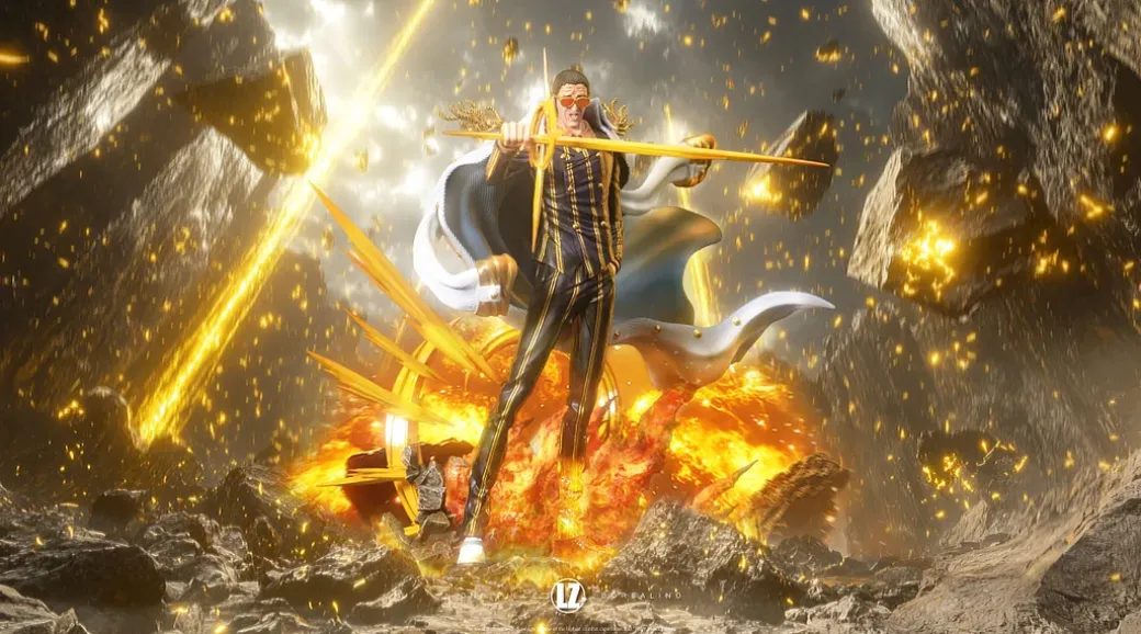 POPMAX Scale Kizaru/ Borsalino with LED - ONE PIECE Resin Statue - LZ Studio