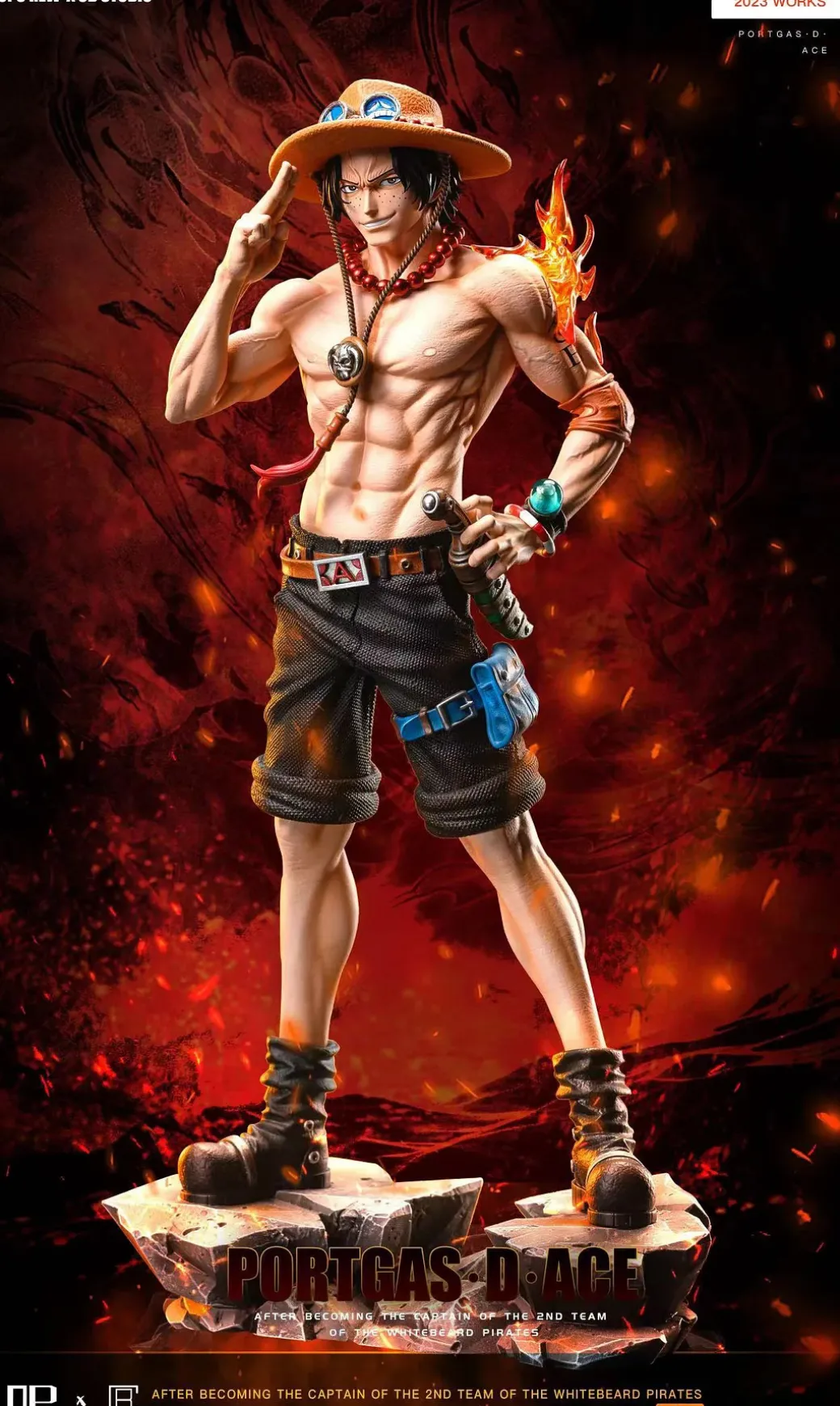 POPMAX Scale Portgas D. Ace - ONE PIECE Resin Statue - OP-Crew Studio