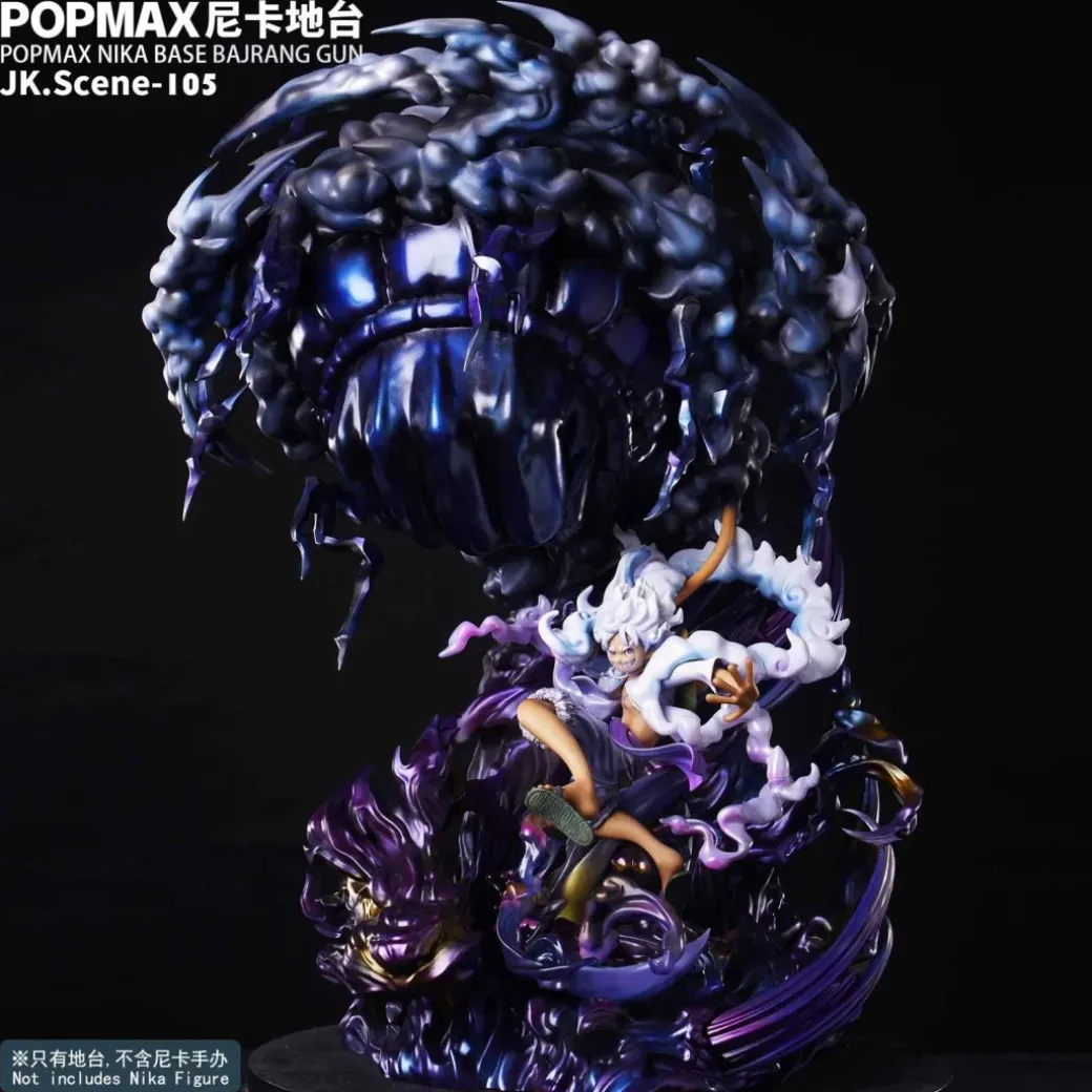 POPMAX Scale Rubber Rubber Monkey God Gun Base ONLY - ONE PIECE Resin Statue - JacksDo Studios