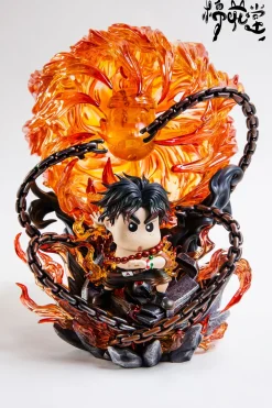 Portgas D. Ace & Ace Cosplay Shin-chan - ONE PIECE Crayon Shin-chan Resin Statue - MianHuaTang Studios