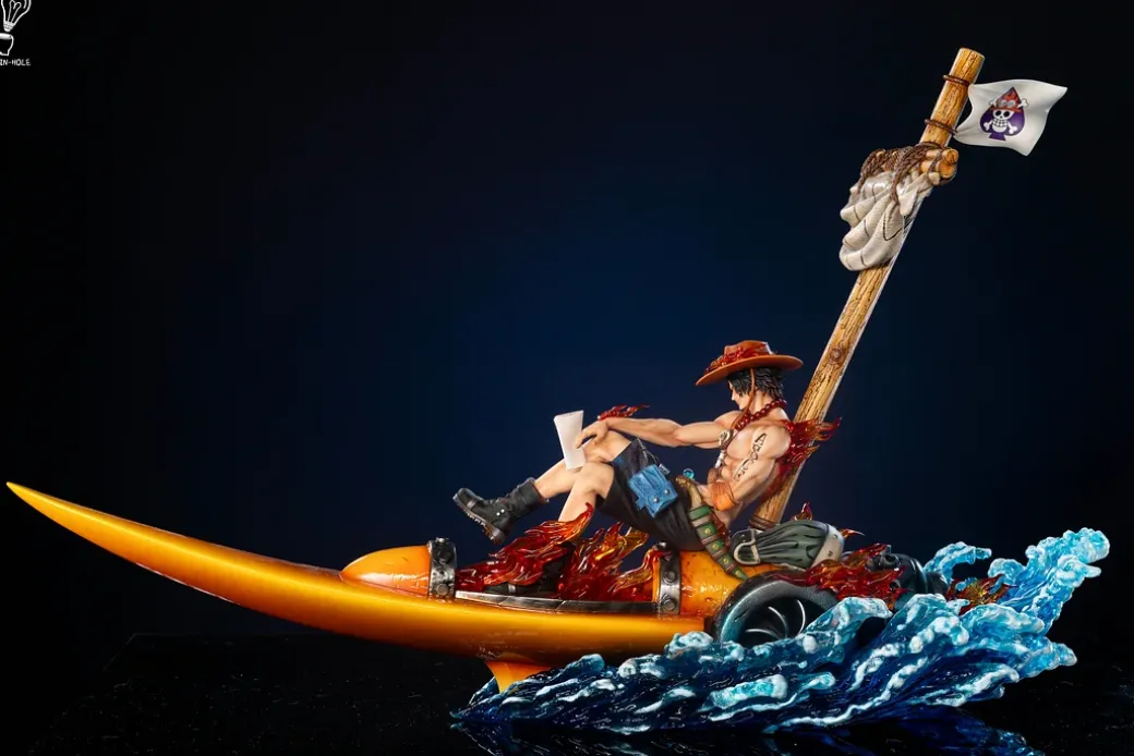 Portgas D. Ace Using Striker - ONE PIECE Resin Statue - Brain Hole Studio