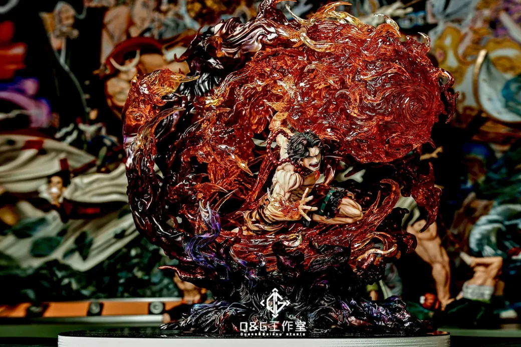 Portgas D. Ace with LED - ONE PIECE Resin Statue - QG Studio