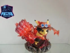 Portgas·D·Ace Cosplay Pikachu - ONE PIECE Pokemon Resin Statue - Cosmos Studios