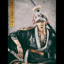 Portrait of Pirates Series Wano Country Trafalgar D. Water Law - ONE PIECE Official Statue - MegaHouse