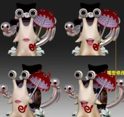 Princess Series DenDen Mushi of Carrot, Princess Shirahoshi & Perona - ONE PIECE Resin Statue - TOP-Studios