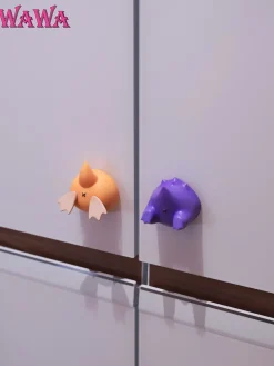 Psyduck & Gengar Fridge Magnet - Pokemon Statue - WAWA Studio