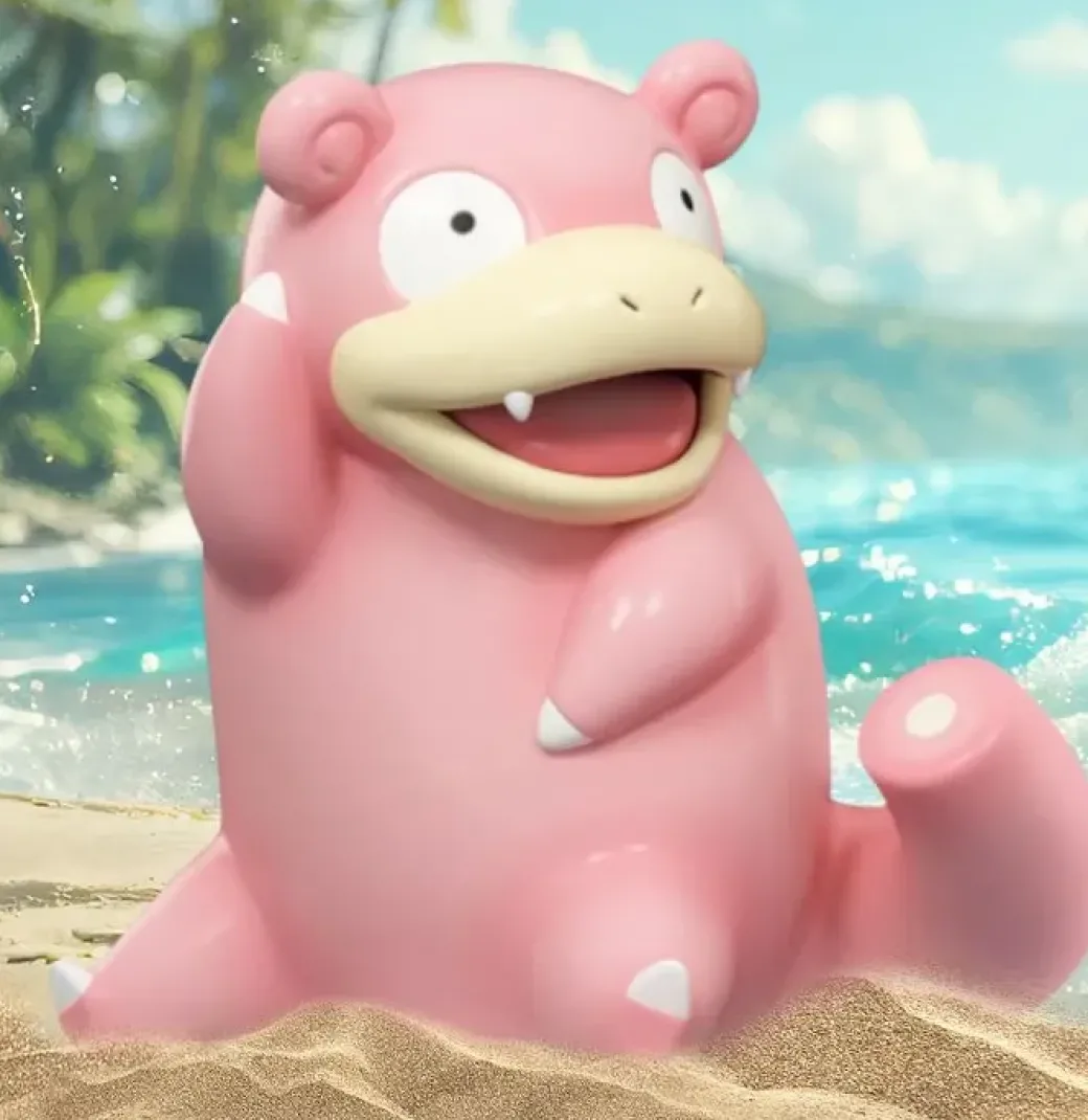 Psyduck & Slowpoke - Pokemon Statue - ZaoWuGuan Studio