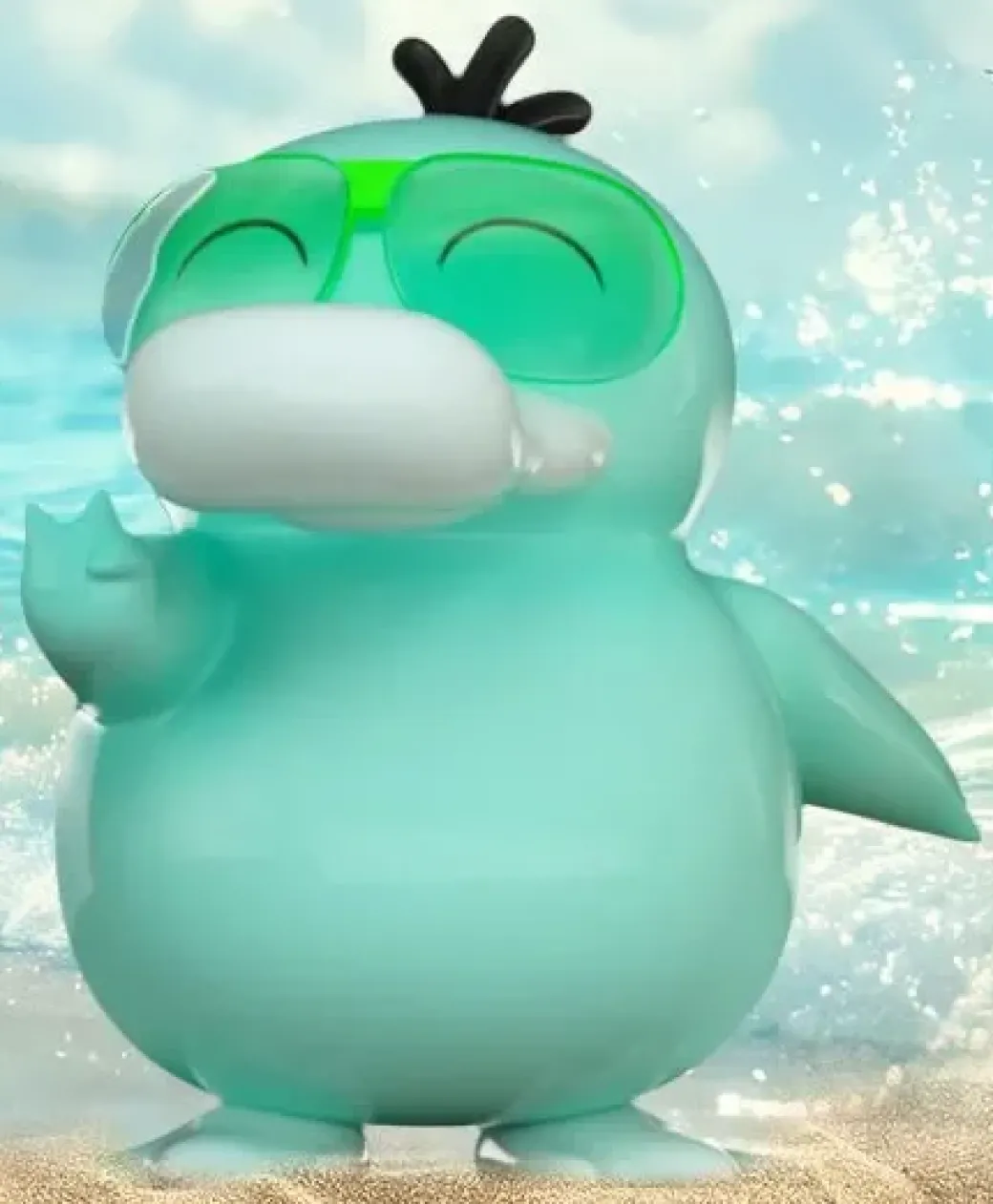 Psyduck & Slowpoke - Pokemon Statue - ZaoWuGuan Studio