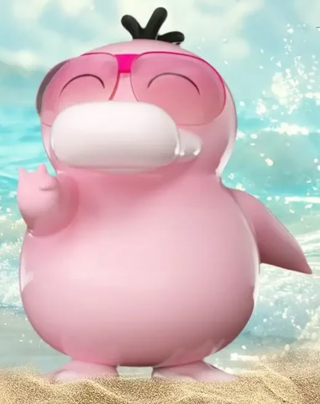 Psyduck & Slowpoke - Pokemon Statue - ZaoWuGuan Studio