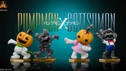 Pumpmon & Gottsumon - Digimon Resin Statue - MIMAN Studios