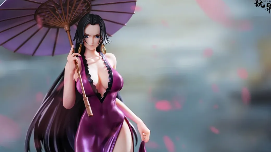 Purple Dress Ver. Boa Hancock - ONE PIECE Resin Statue - WanJie Studio