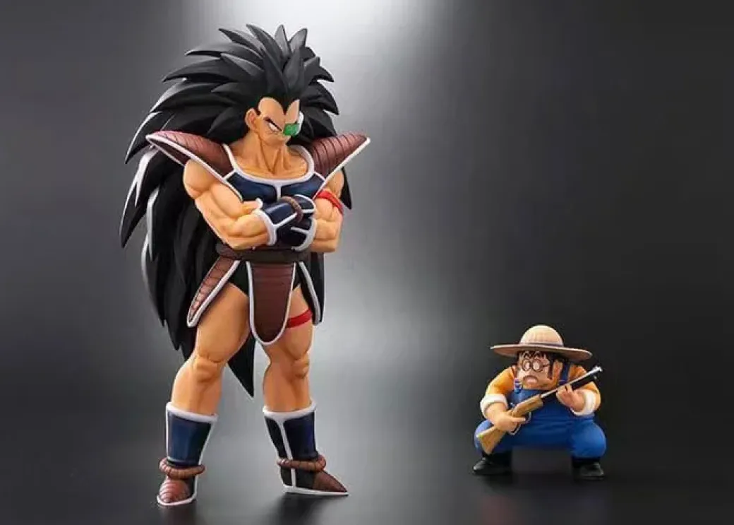 Raditz & Normal Person with Power Level 5 - Dragon Ball Official Statue - PLEX