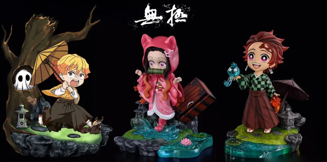 Rainy Season Kamado Nezuko - Demon Slayer: Kimetsu No Yaiba Resin Statue - WuJi Studios