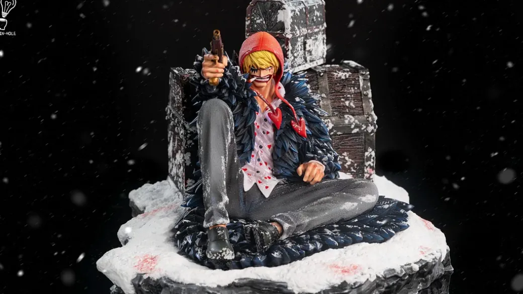Raising Gun Corazon Donquixote Rosinante - ONE PIECE Resin Statue - Brain Hole Studio