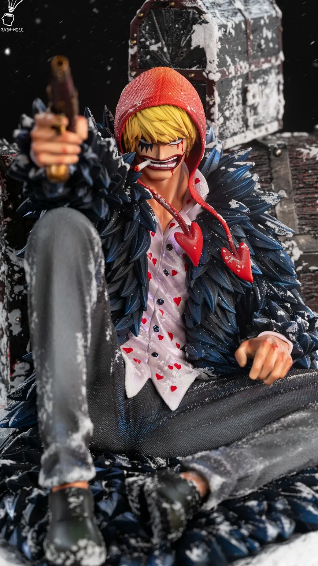 Raising Gun Corazon Donquixote Rosinante - ONE PIECE Resin Statue - Brain Hole Studio