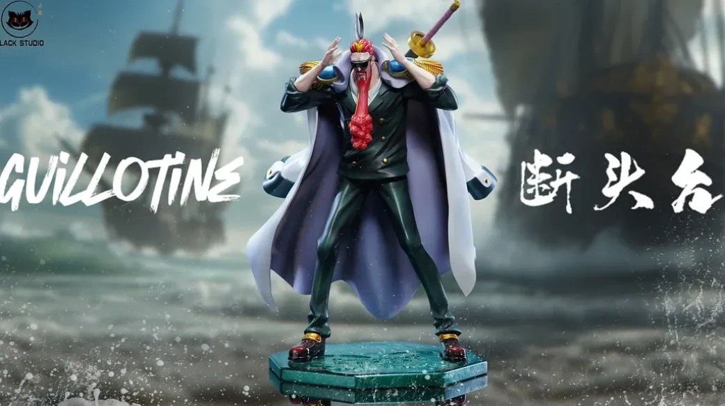 Red King & Guillotine - ONE PIECE Resin Statue - Black Studios