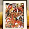 Red Shirt Ver. Straw Hat Crew Decorative Painting - ONE PIECE - Xingkong Studio