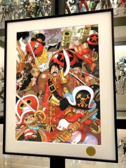 Red Shirt Ver. Straw Hat Crew Decorative Painting - ONE PIECE - Xingkong Studio