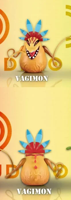 RedVegiemon & Vegiemon & Weedmon/ Zassoumon - Digimon Resin Statue - XO Studio