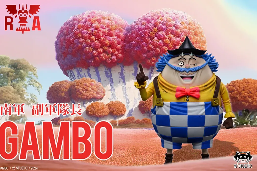 Revolutionary Army Series 003 Gambo - ONE PIECE Statue - YZ Studios