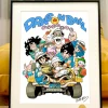 Riding Car Family Portrait Decoration Painting - Dragon Ball - Xingkong Studio