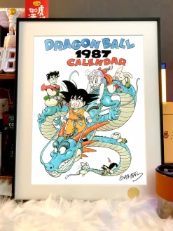 Riding Dragon Son Goku Decoration Painting - Dragon Ball - Xingkong Studio