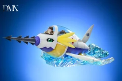 Riding Series Holsmon & Yolei Inoue & Submarimon & Cody Hida - Digimon Resin Statue - DMX Studios
