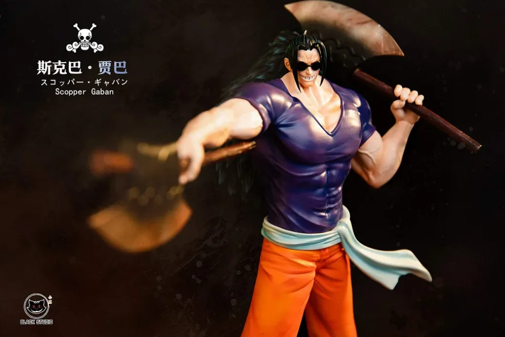 Roger Pirates Resonance Series 001 Scopper Gaban - ONE PIECE Resin Statue - Black Studios