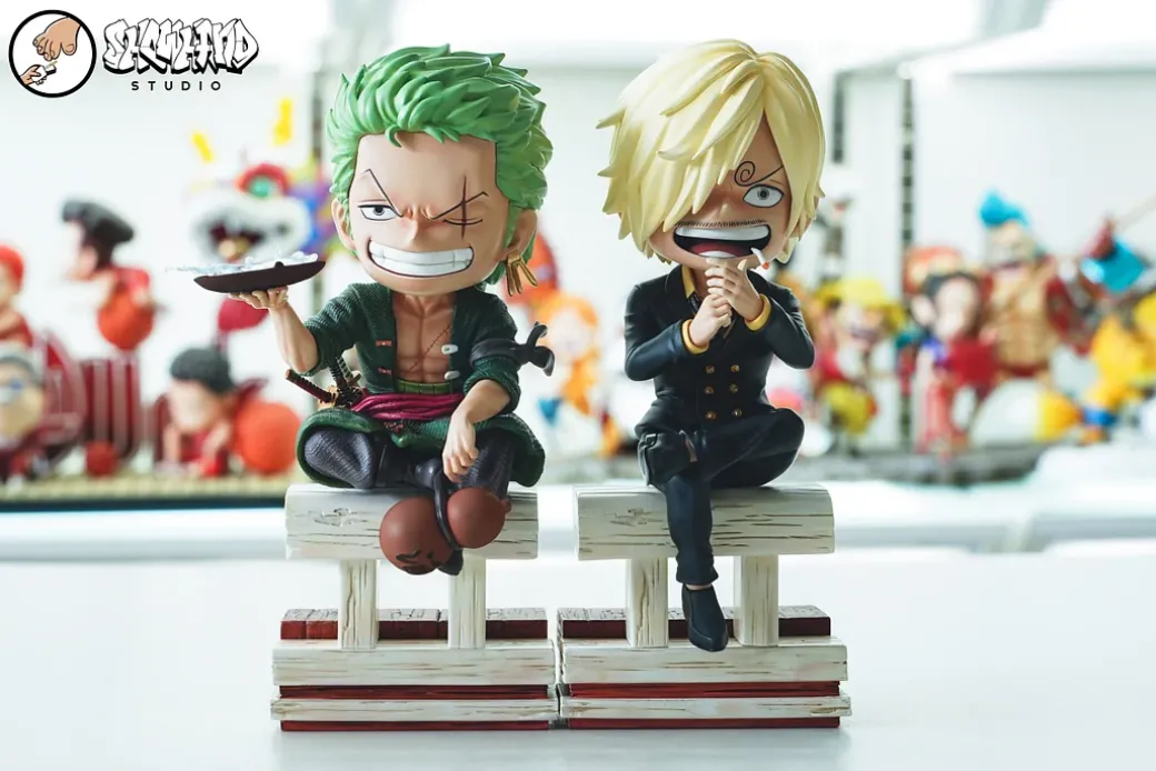 Roronoa Zoro & Sanji - ONE PIECE Resin Statue - ShowHand Studios
