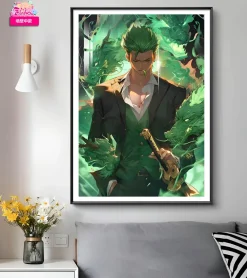 Roronoa Zoro Decorative Painting - ONE PIECE Decorative Painting - AMaoHuaShe Studio