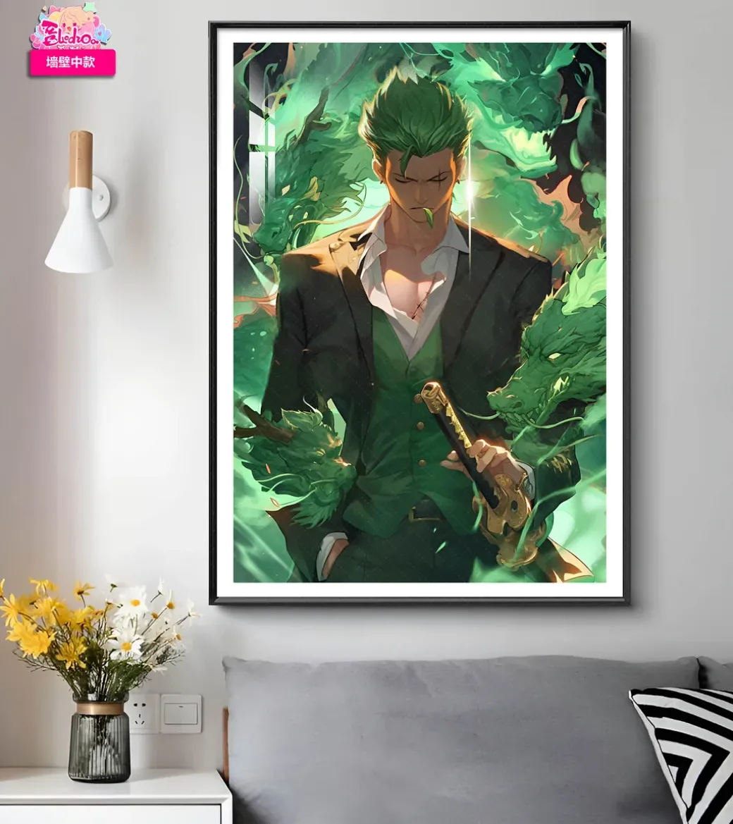 Roronoa Zoro Decorative Painting - ONE PIECE Decorative Painting - AMaoHuaShe Studio