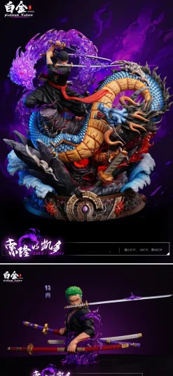 Roronoa Zoro VS Kaido with LED - ONE PIECE Resin Statue - Platinum Nature Studio