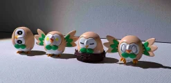 Rowlet Set - Pokemon Statue - Dragon Fire Studio