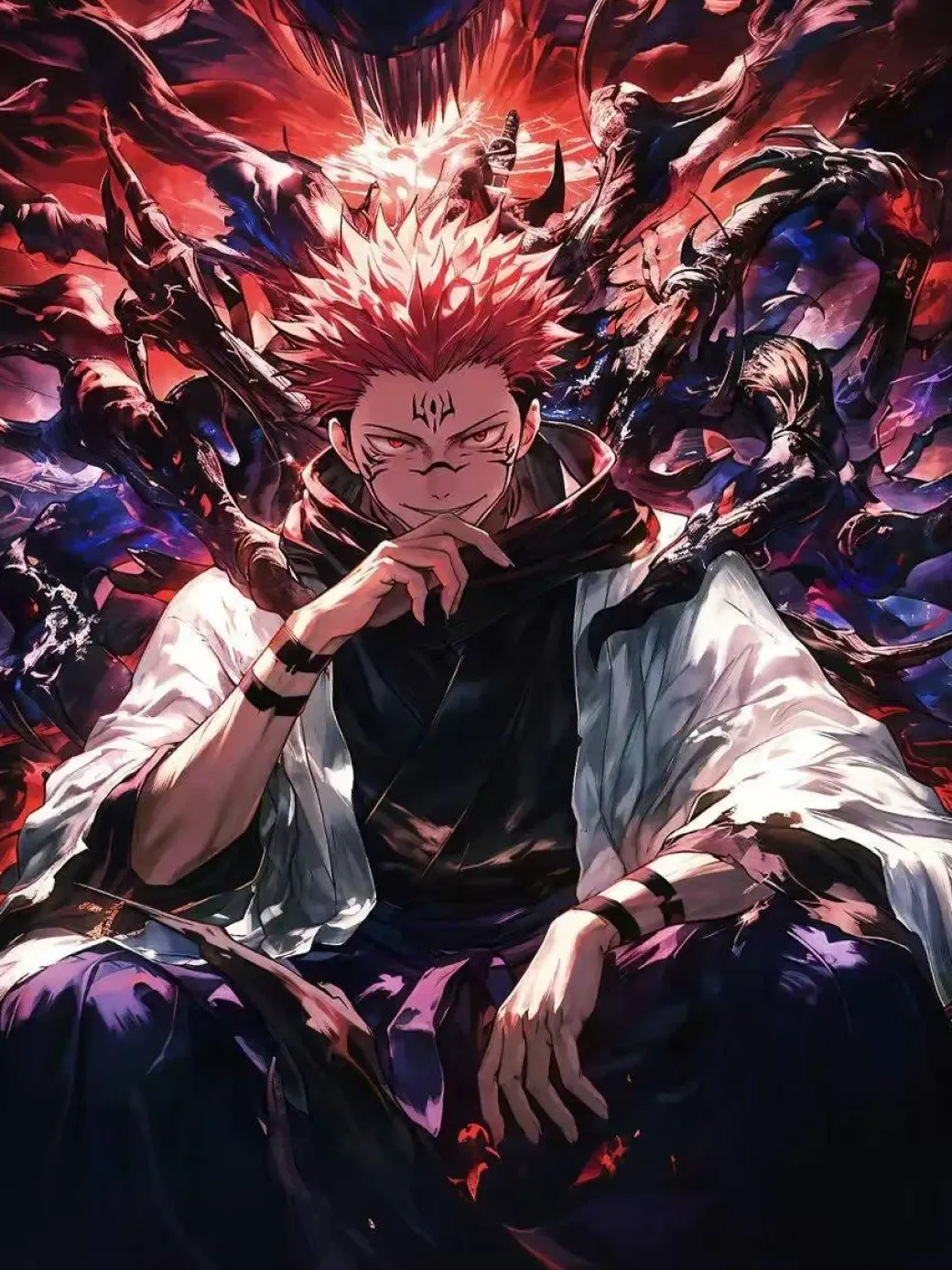 Ryomen Sukuna 2.0 Decorative Painting - Jujutsu Kaisen - Xingkong Studio