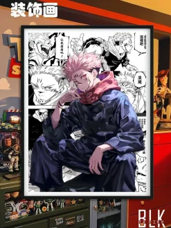Ryomen Sukuna Decorative Painting & Fridge Magnet - Jujutsu Kaisen - BLK Studio