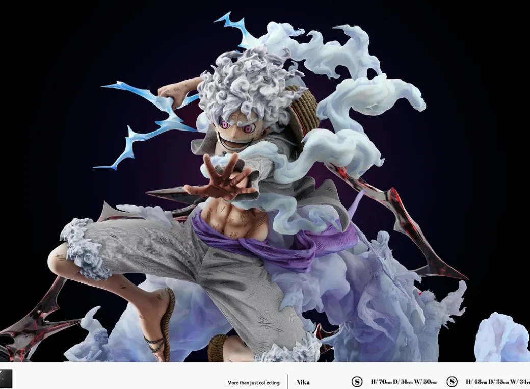 S- & S Scale Nika Monkey D. Luffy with LED - ONE PIECE Resin Statue - LAST SLEEP Studios