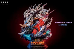S- & S+ Scale Nika Monkey D. Luffy VS Beast Form Kaido with LED - ONE PIECE Resin Statue - DAYU Studios