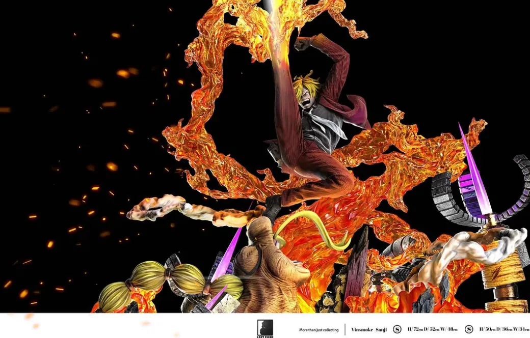 S- & S Scale Sanji with LED - ONE PIECE Resin Statue - LAST SLEEP Studios
