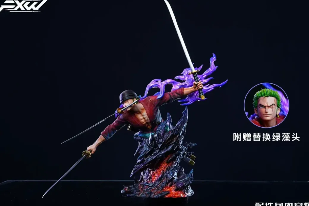 S & S- Scale Theatical Ver. Roronoa Zoro with LED - ONE PIECE Resin Statue - FXW Studio