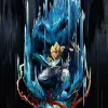 S- Scale Gogeta with LED - Dragon Ball Resin Statue - LAST SLEEP Studios