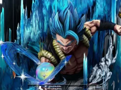 S- Scale Gogeta with LED - Dragon Ball Resin Statue - LAST SLEEP Studios