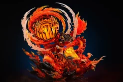 S Scale Monkey D. Luffy VS Kaen Daiko with LED - ONE PIECE Resin Statue - Burning Point Studio