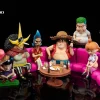 Sabaody Island Fake Straw Hat Crew - ONE PIECE Resin Statue - CUBE Studio