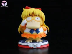 Sailor Venus Cosplay Psyduck - Sailor Moon Pokemon Resin Statue - YAYA Studios
