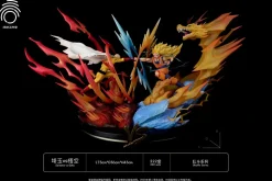 Saitama vs Son Goku - One Punch-Man Dragon Ball Resin Statue - YinJi Studio