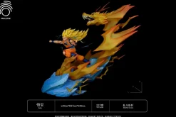 Saitama vs Son Goku - One Punch-Man Dragon Ball Resin Statue - YinJi Studio