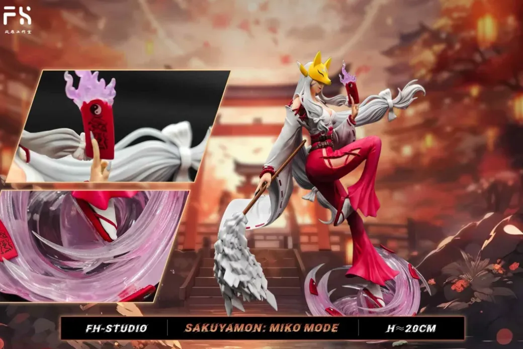 Sakuyamon Maid Mode - Digimon Statue - Fh Studios