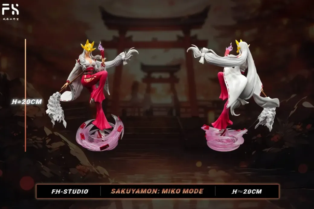 Sakuyamon Maid Mode - Digimon Statue - Fh Studios